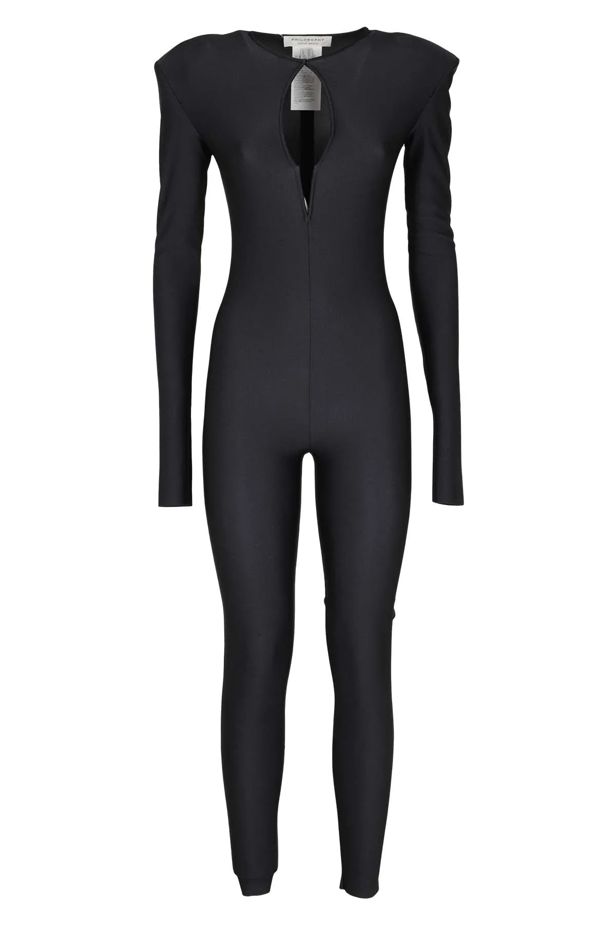 Philosophy Di Lorenzo Serafini Padded-Shoulder Jumpsuit