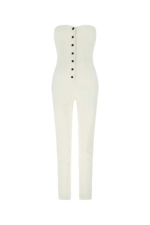 Philosophy Di Lorenzo Serafini Strapless Buttoned Jumpsuit