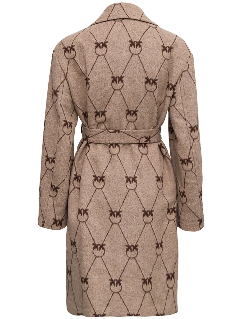 Pinko Dominican Double-Breasted Belted Coat