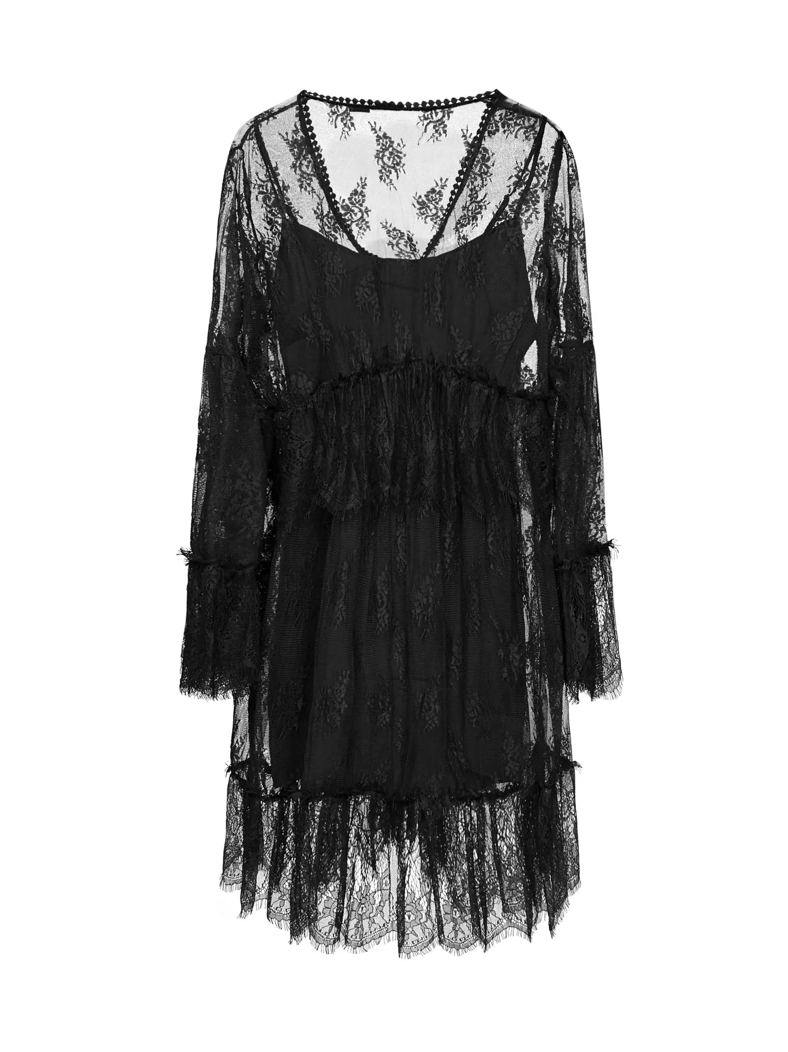 Pinko Lace Detailed Dress
