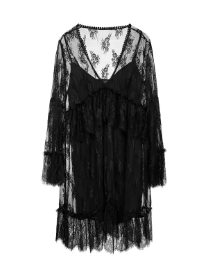 Pinko Lace Detailed Dress