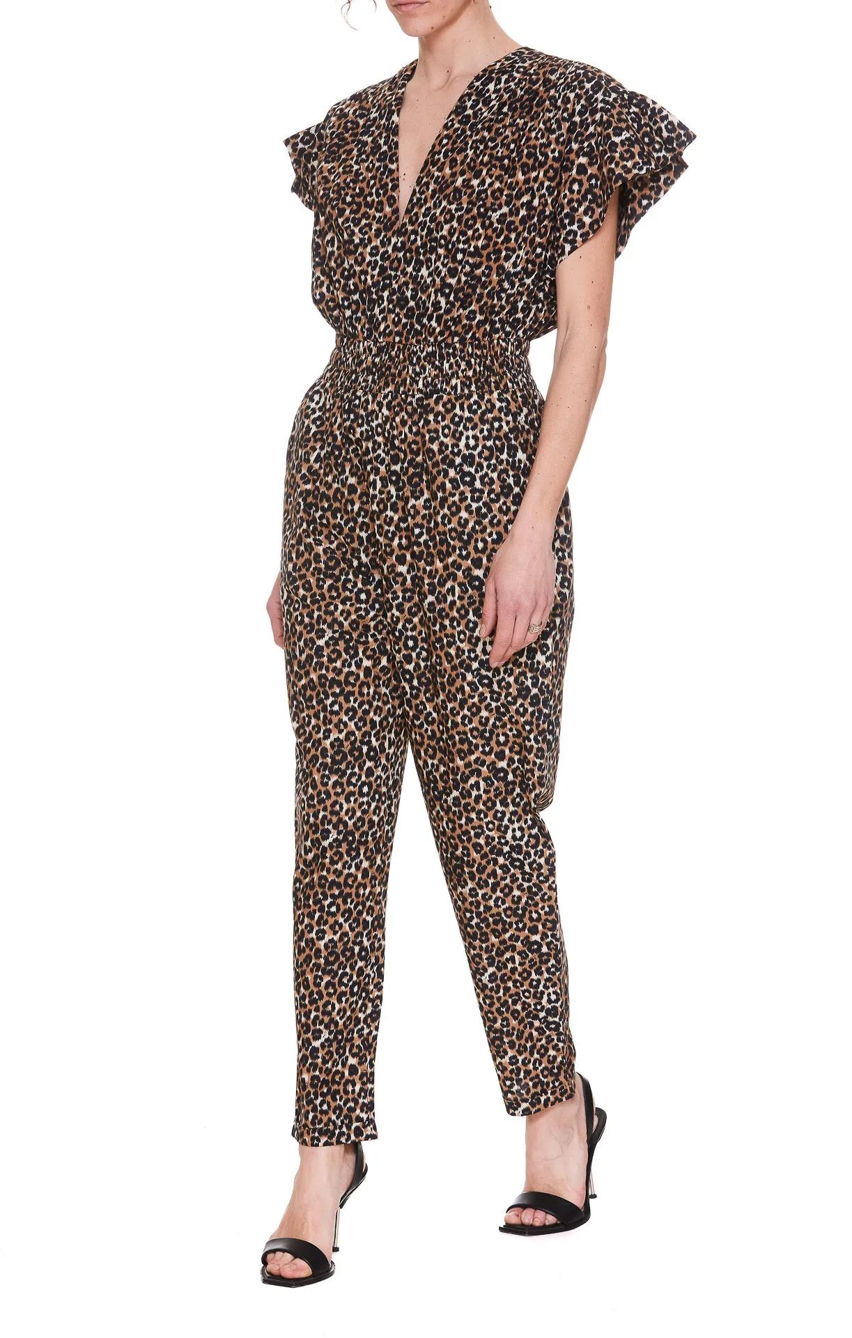 Pinko Leopard-Printed Jumpsuit