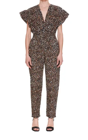 Pinko Leopard-Printed Jumpsuit