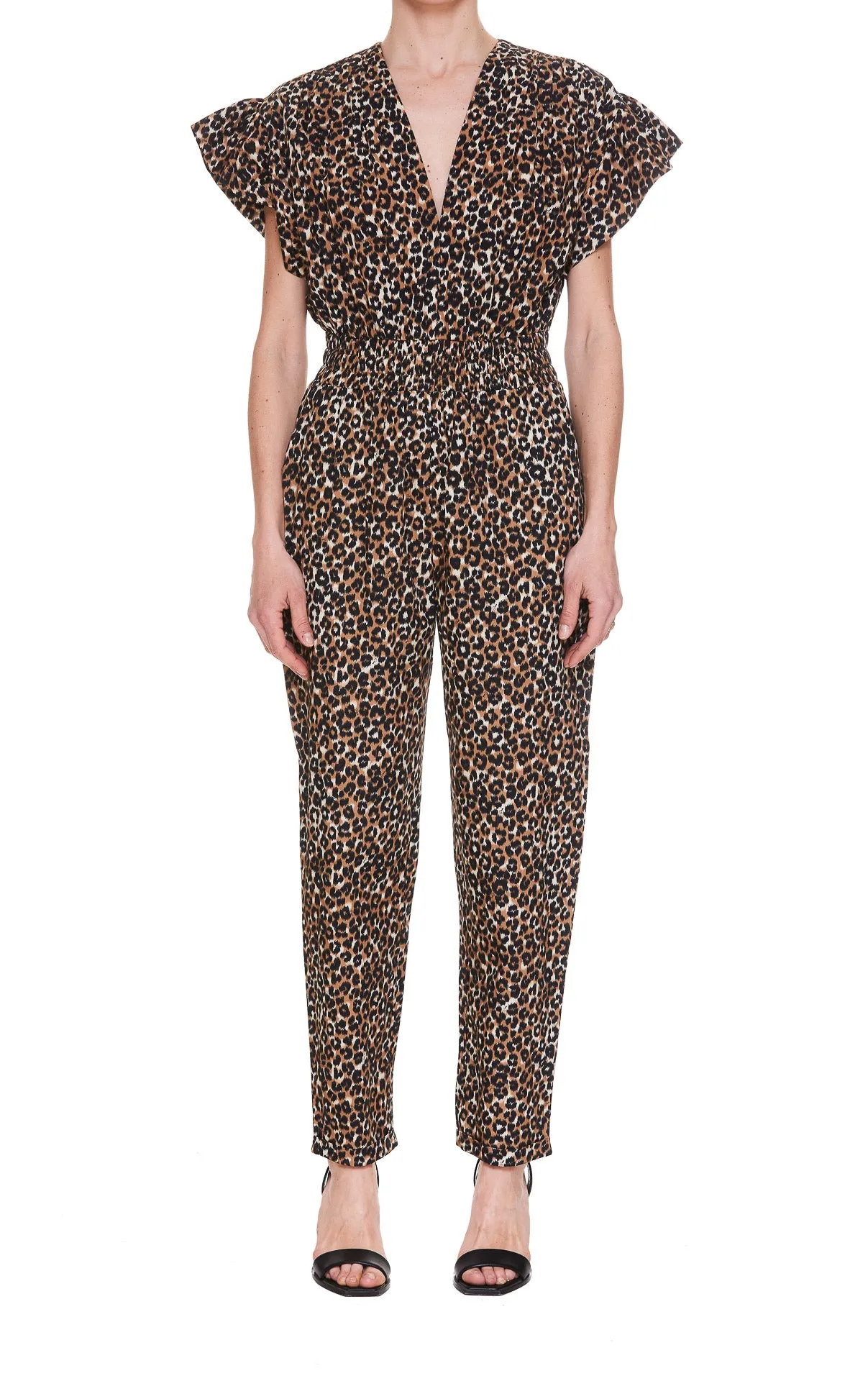 Pinko Leopard-Printed Jumpsuit