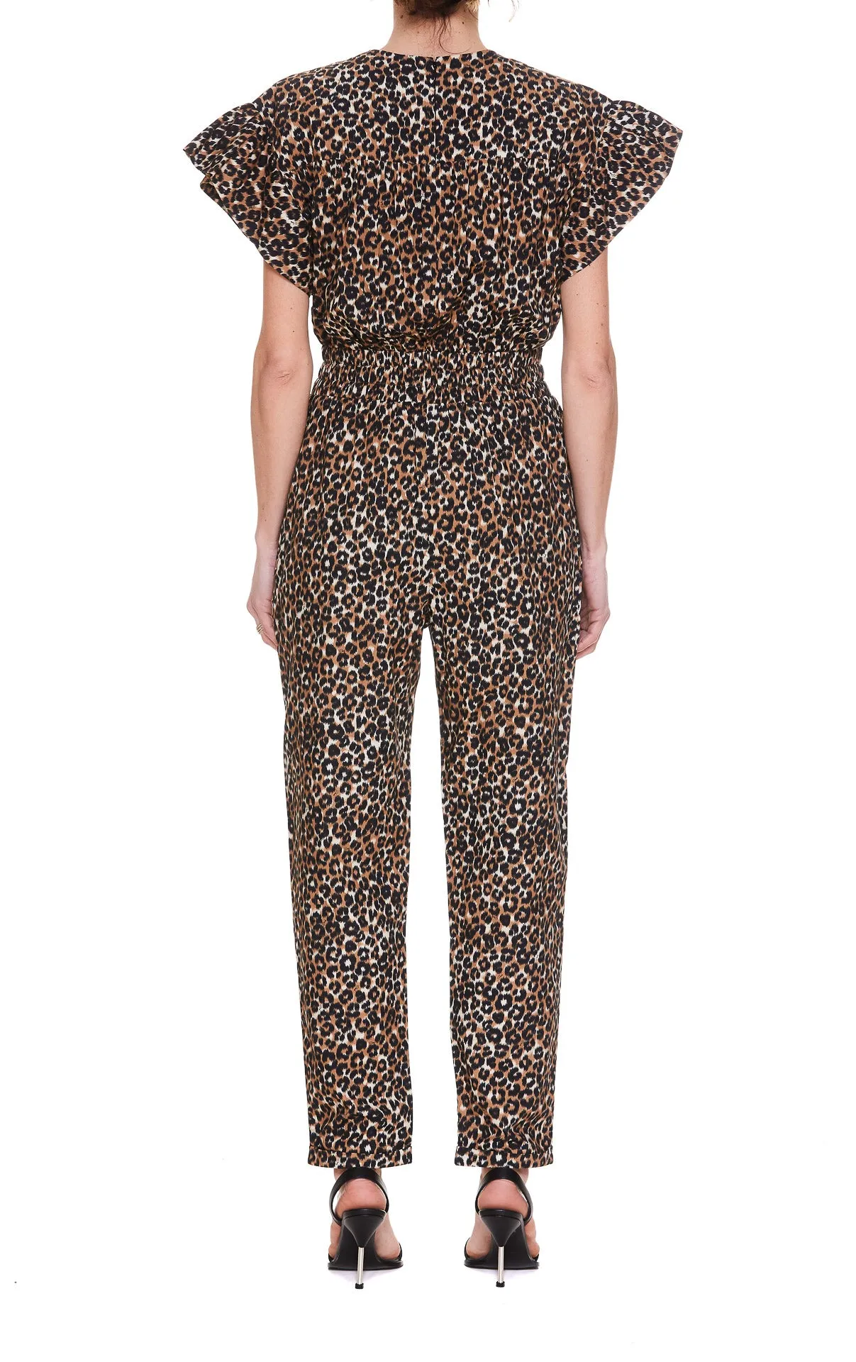 Pinko Leopard-Printed Jumpsuit