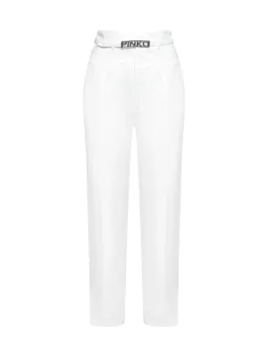 Pinko Love Bird Plaque Belted Jeans