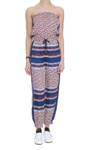 Pinko Printed Tie-Waist Jumpsuit