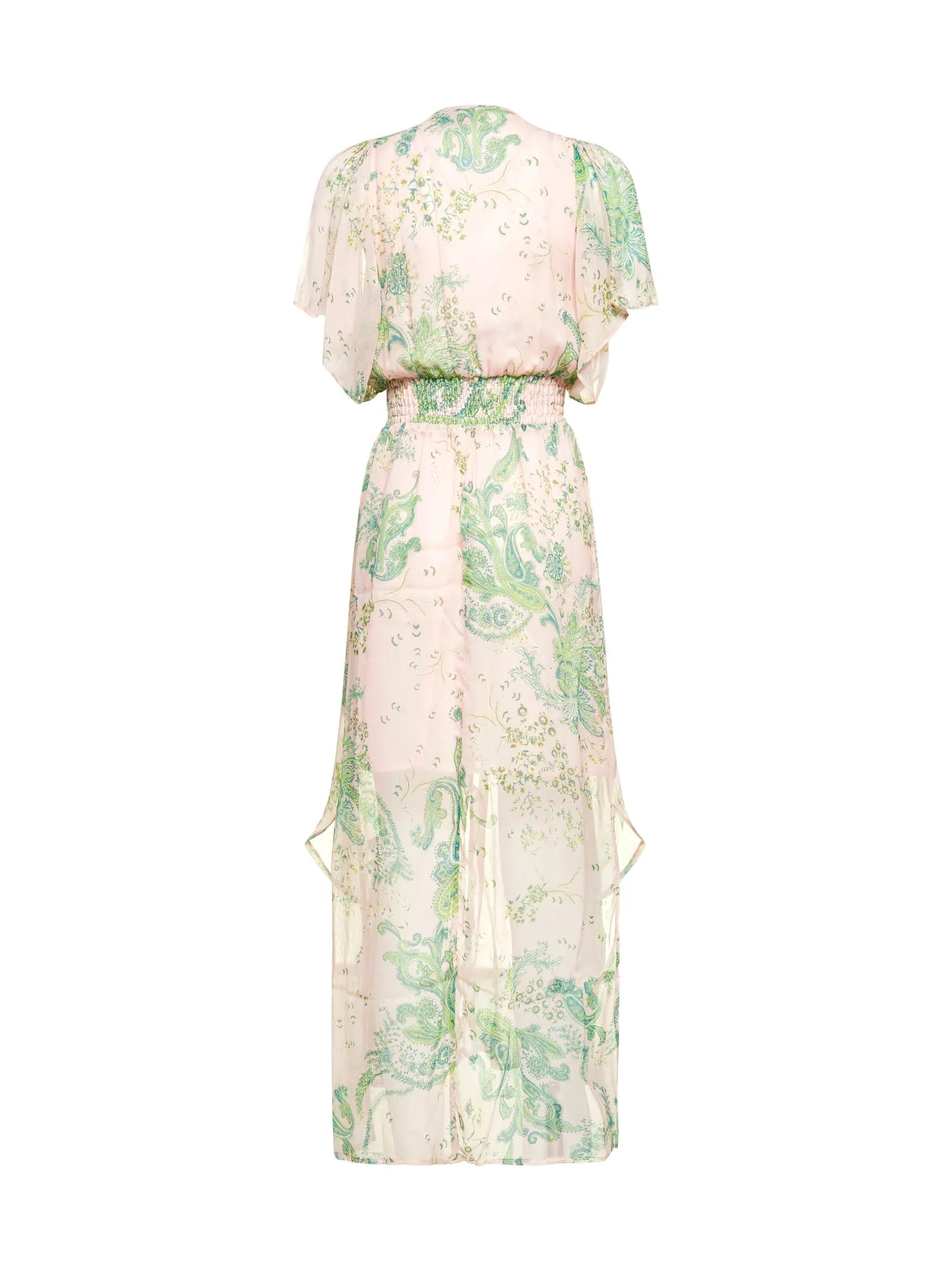 Pinko Ruched Waist Maxi Dress