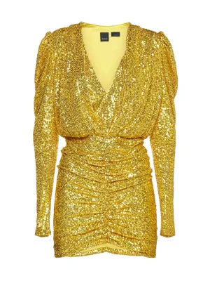 Pinko Sequin Embellished Mini Dress