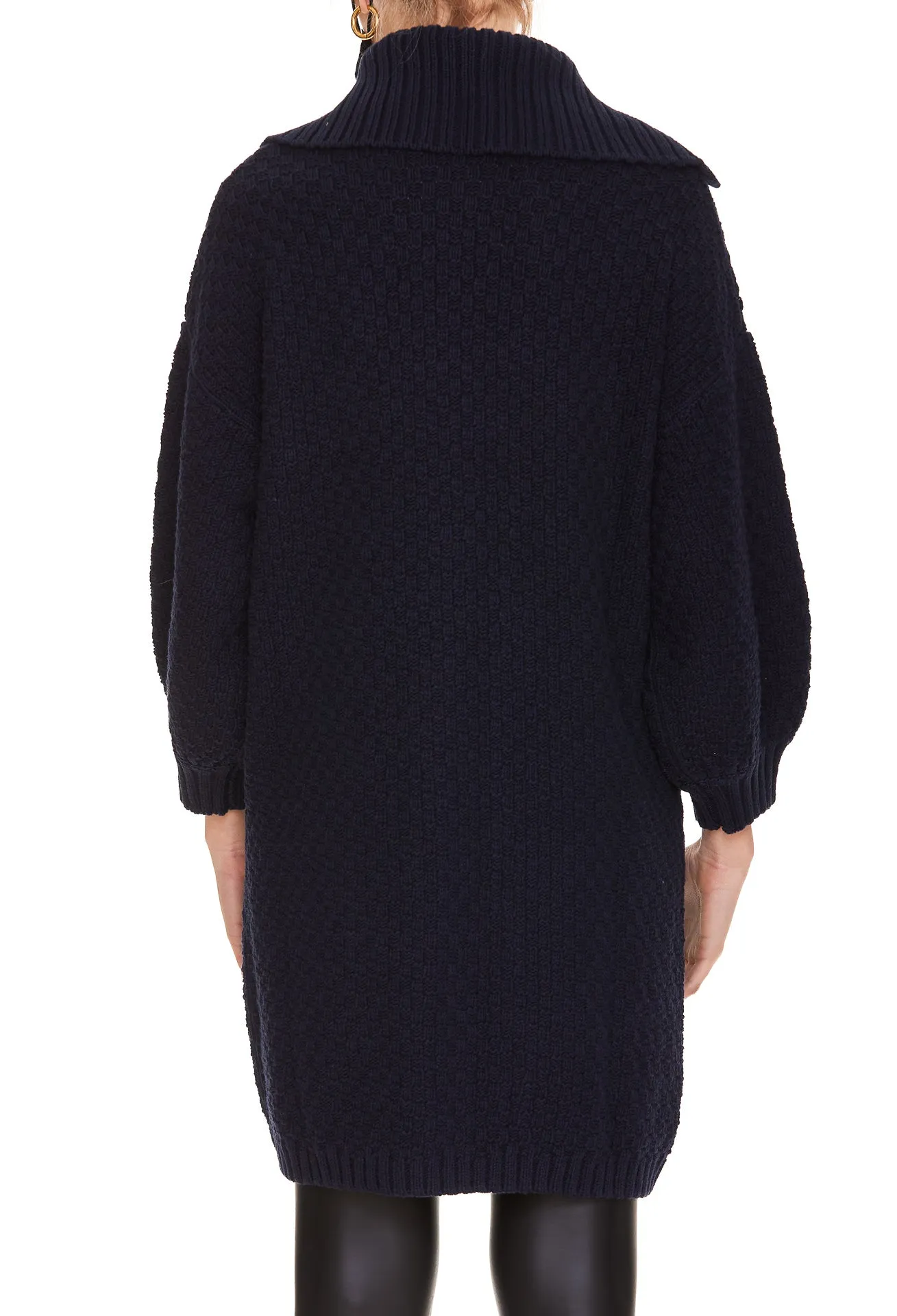 Pinko Single Breasted Knit Coat