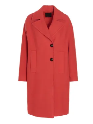 Pinko Single-Breasted Tailored Coat