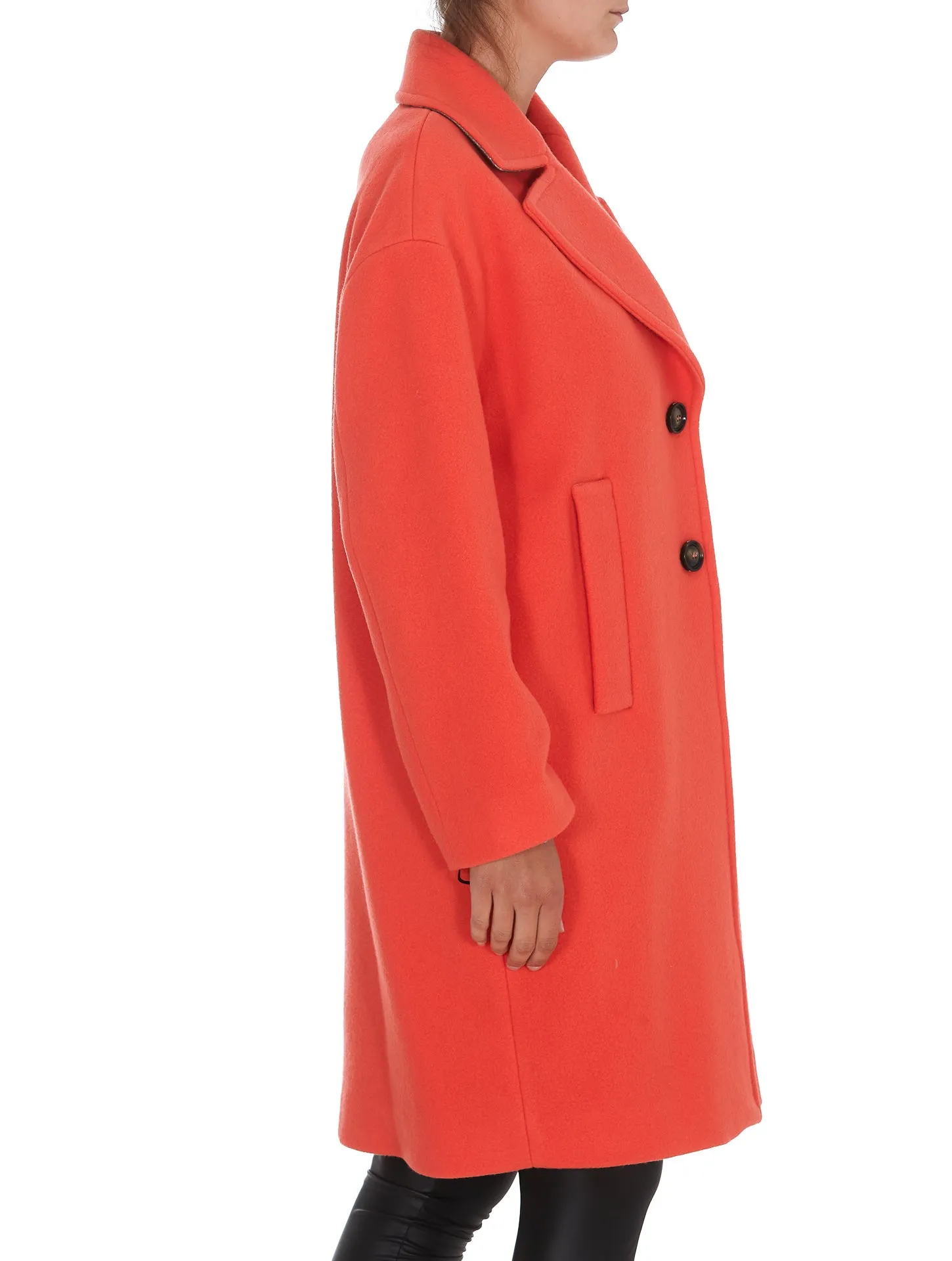 Pinko Single-Breasted Tailored Coat