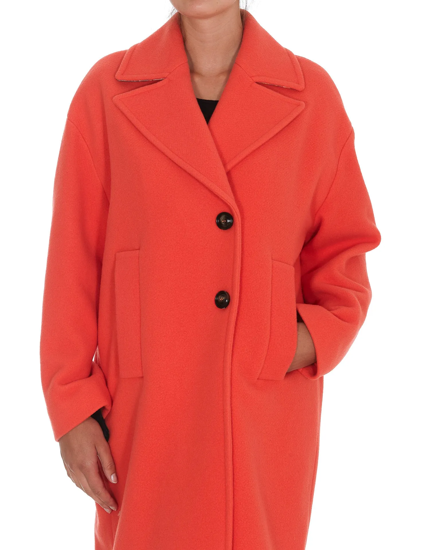 Pinko Single-Breasted Tailored Coat