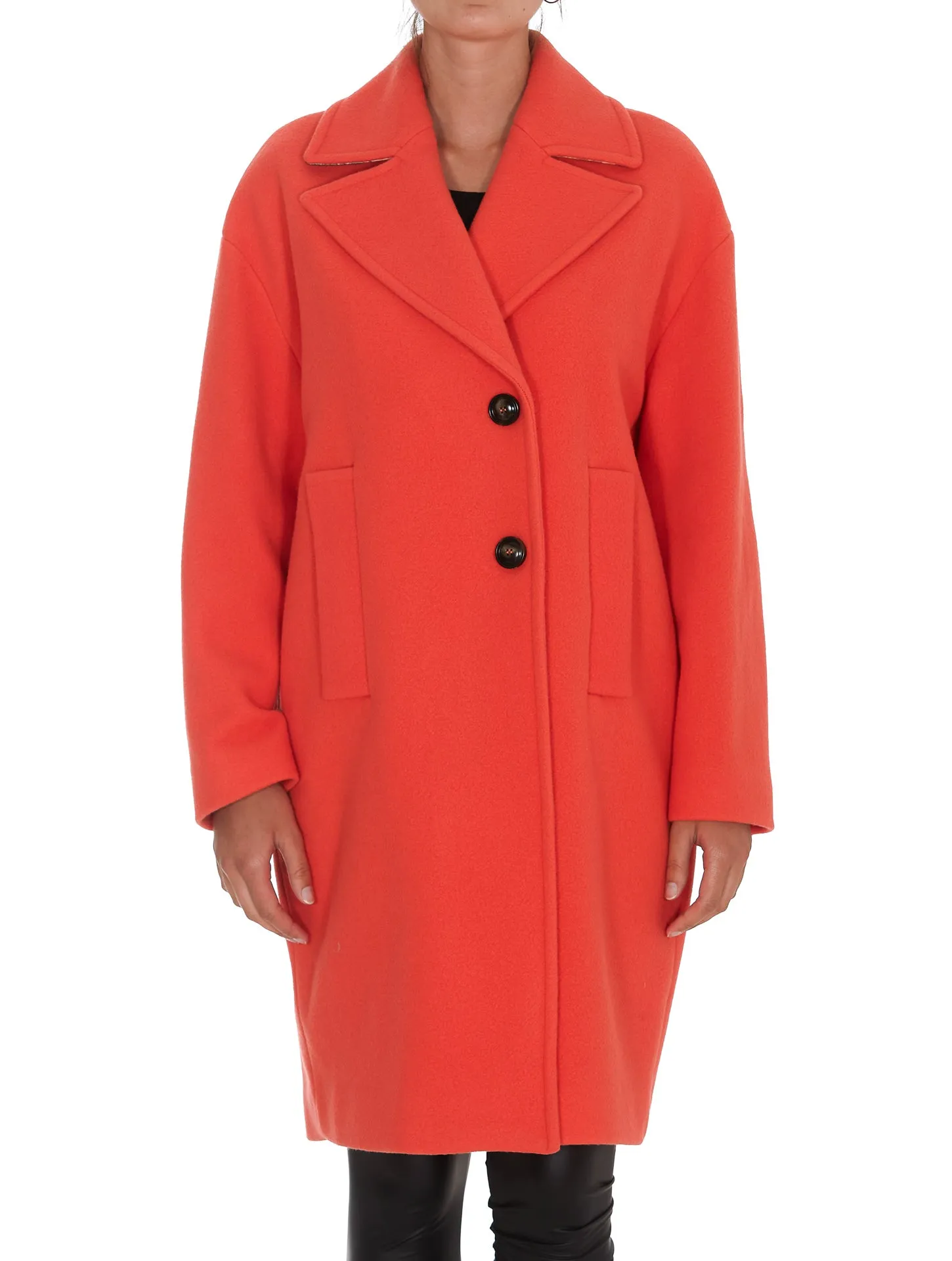 Pinko Single-Breasted Tailored Coat