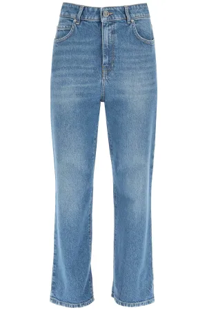 Pinko Washed Cropped Jeans