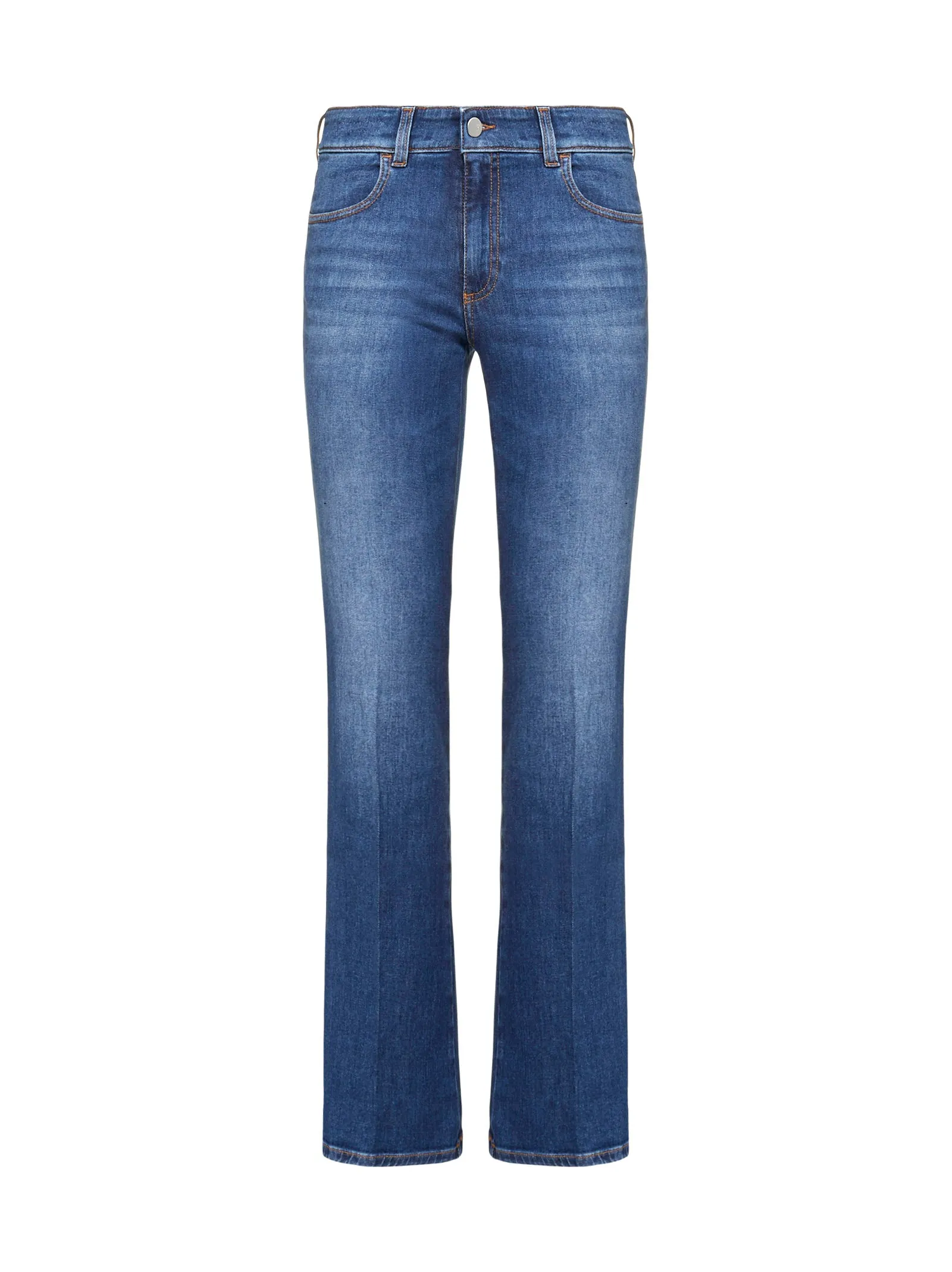 Pt05 Mid-Rise Flared Jeans