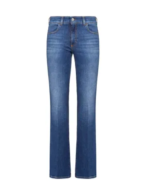 Pt05 Mid-Rise Flared Jeans