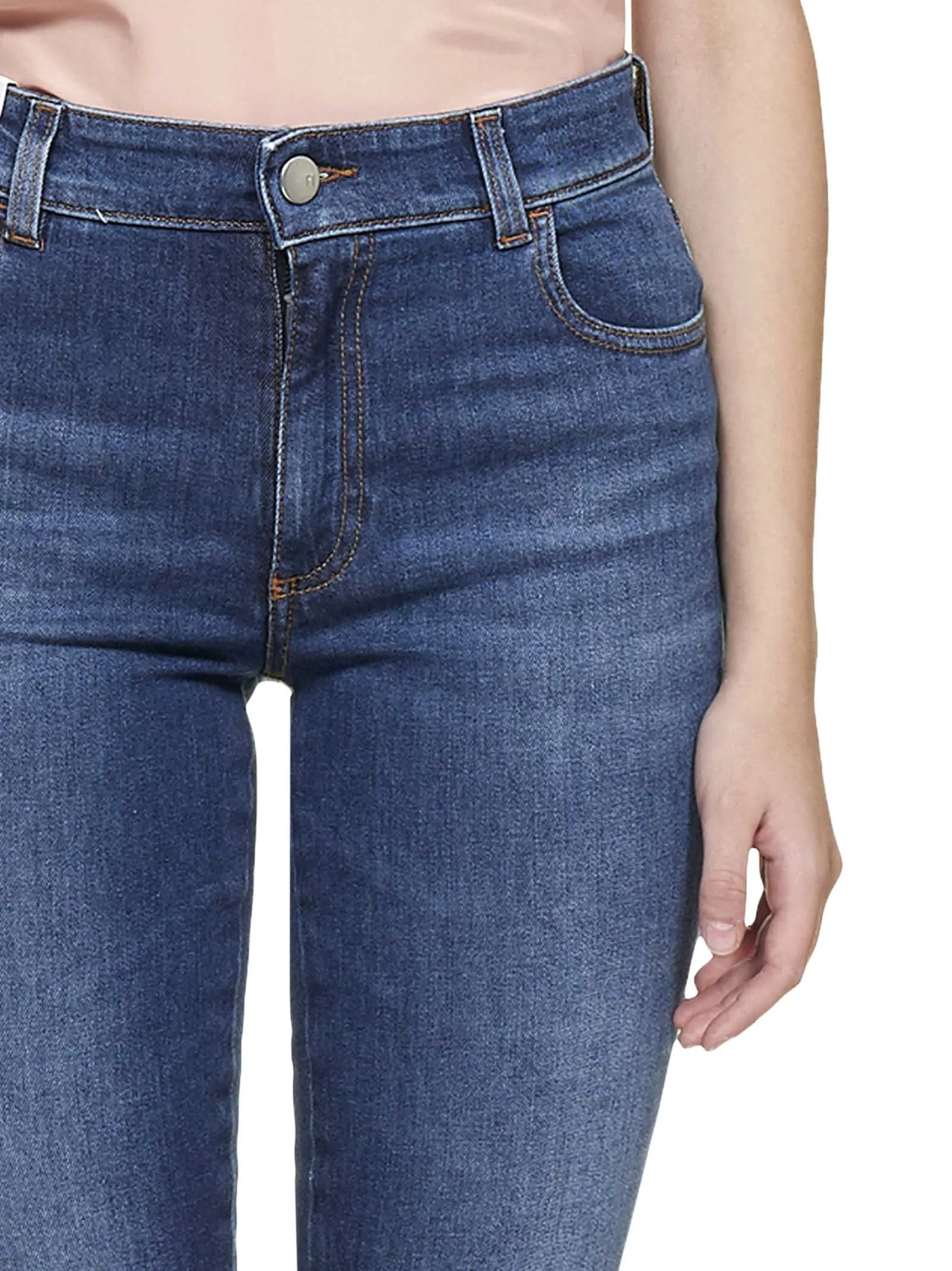 Pt05 Mid-Rise Flared Jeans