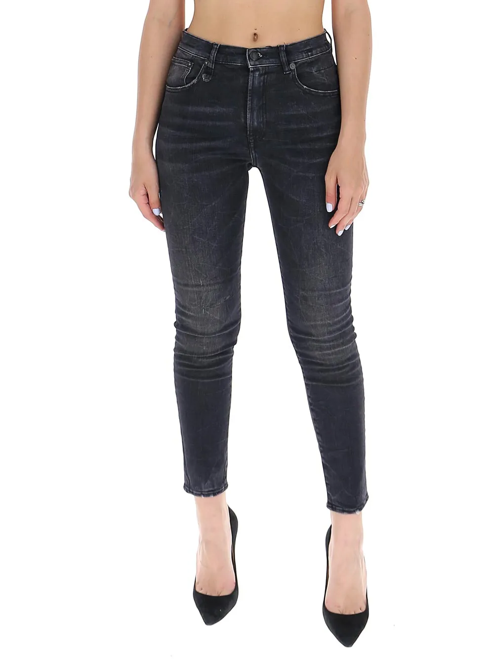 R13 High Rise Skinny Jeans