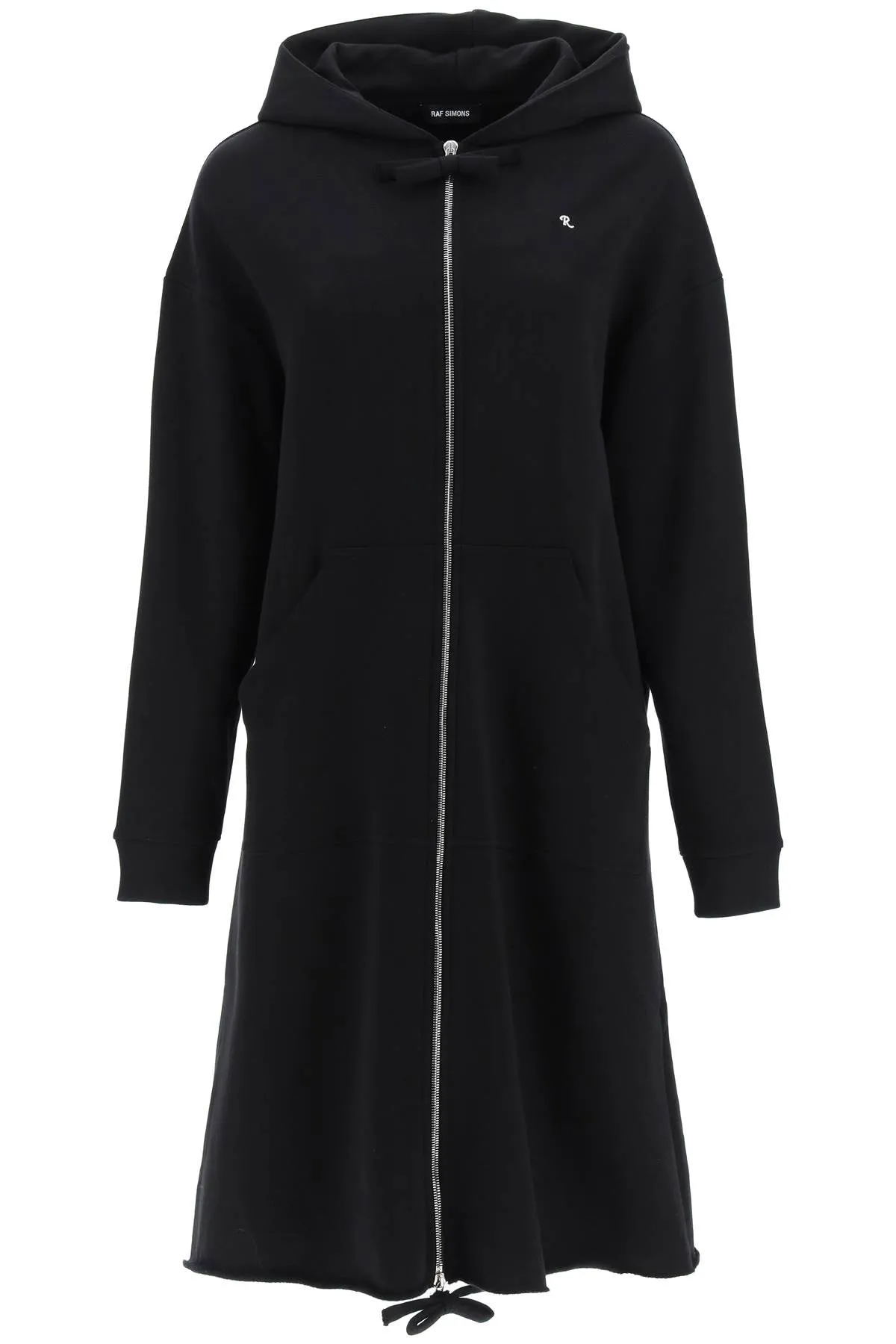 Raf Simons Drawstring Hooded Midi Coat