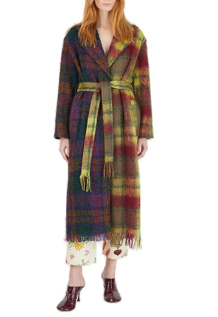 Rave Review Lola Fuzzy Patchwork Coat
