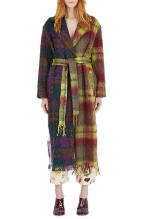 Rave Review Lola Fuzzy Patchwork Coat
