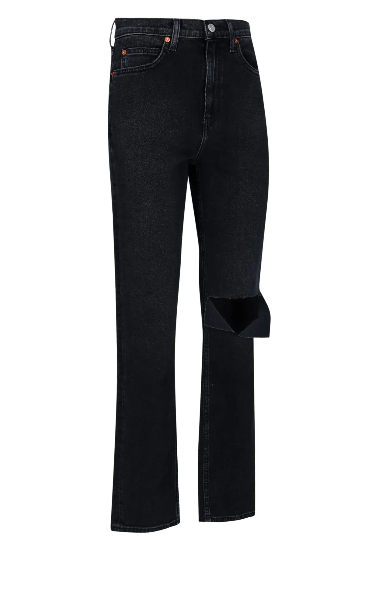 RE/DONE Cut-Out Detailed Jeans