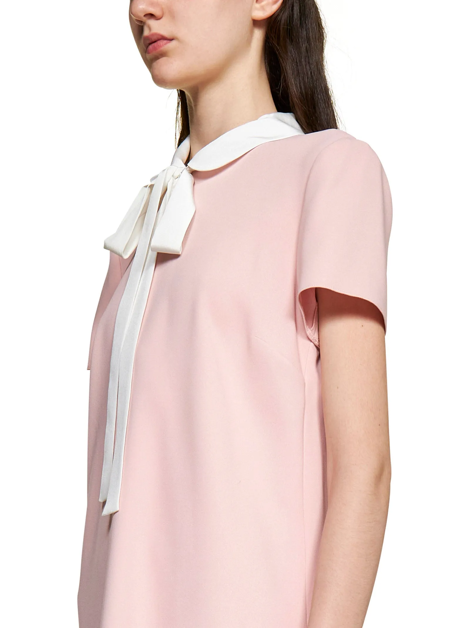 REDValentino Bow Detailed Mini Dress