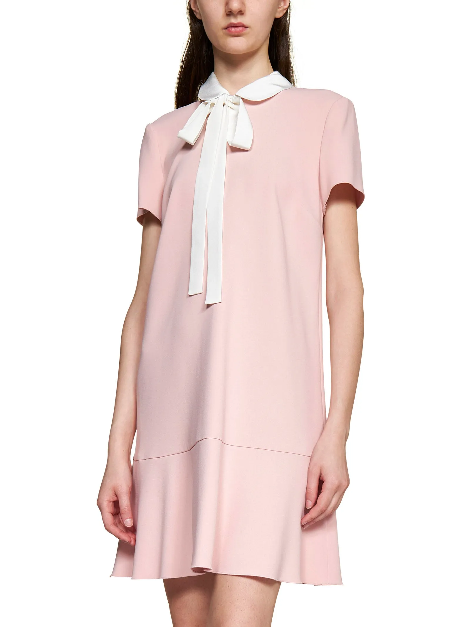REDValentino Bow Detailed Mini Dress