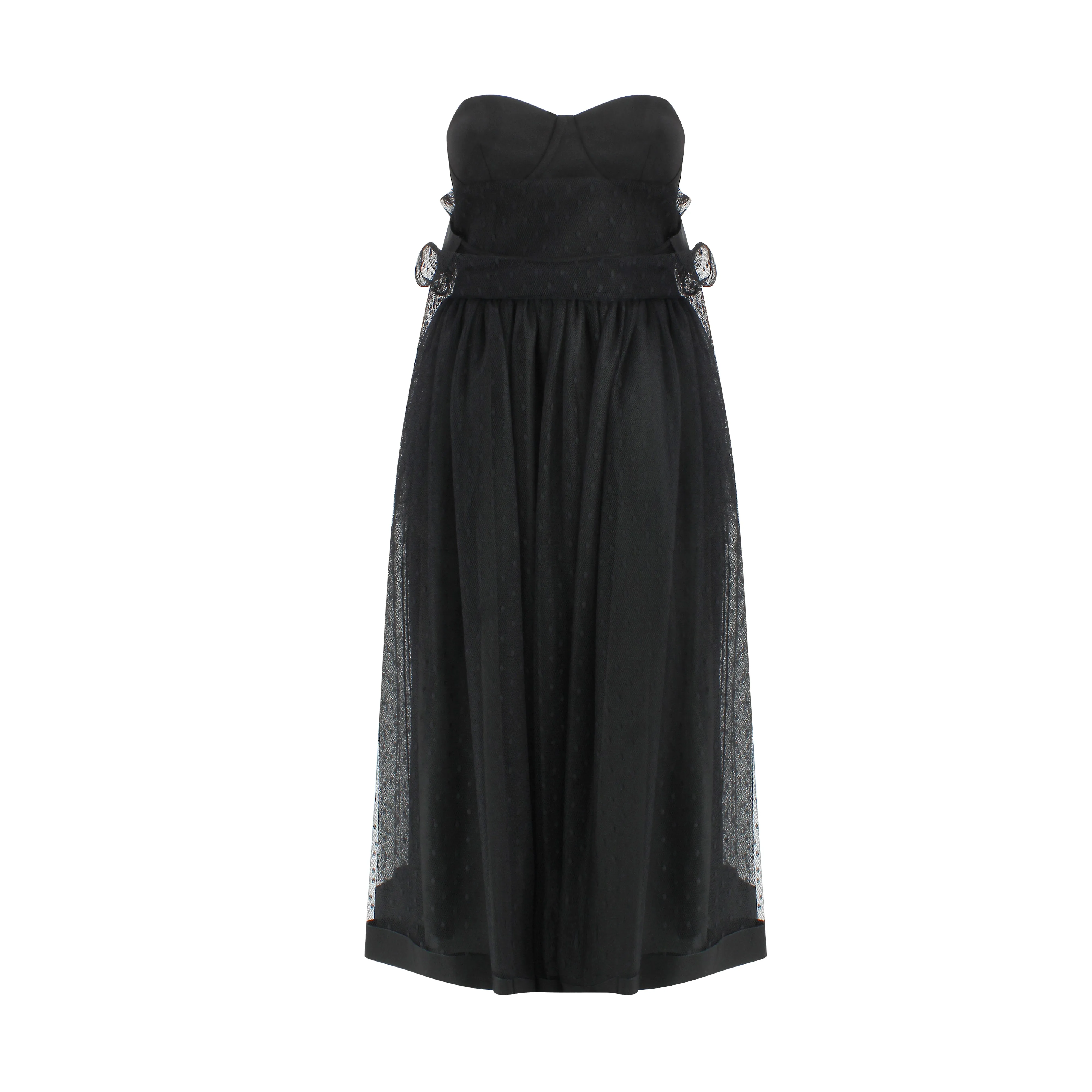 REDValentino Lace-Detailed Midi Dress