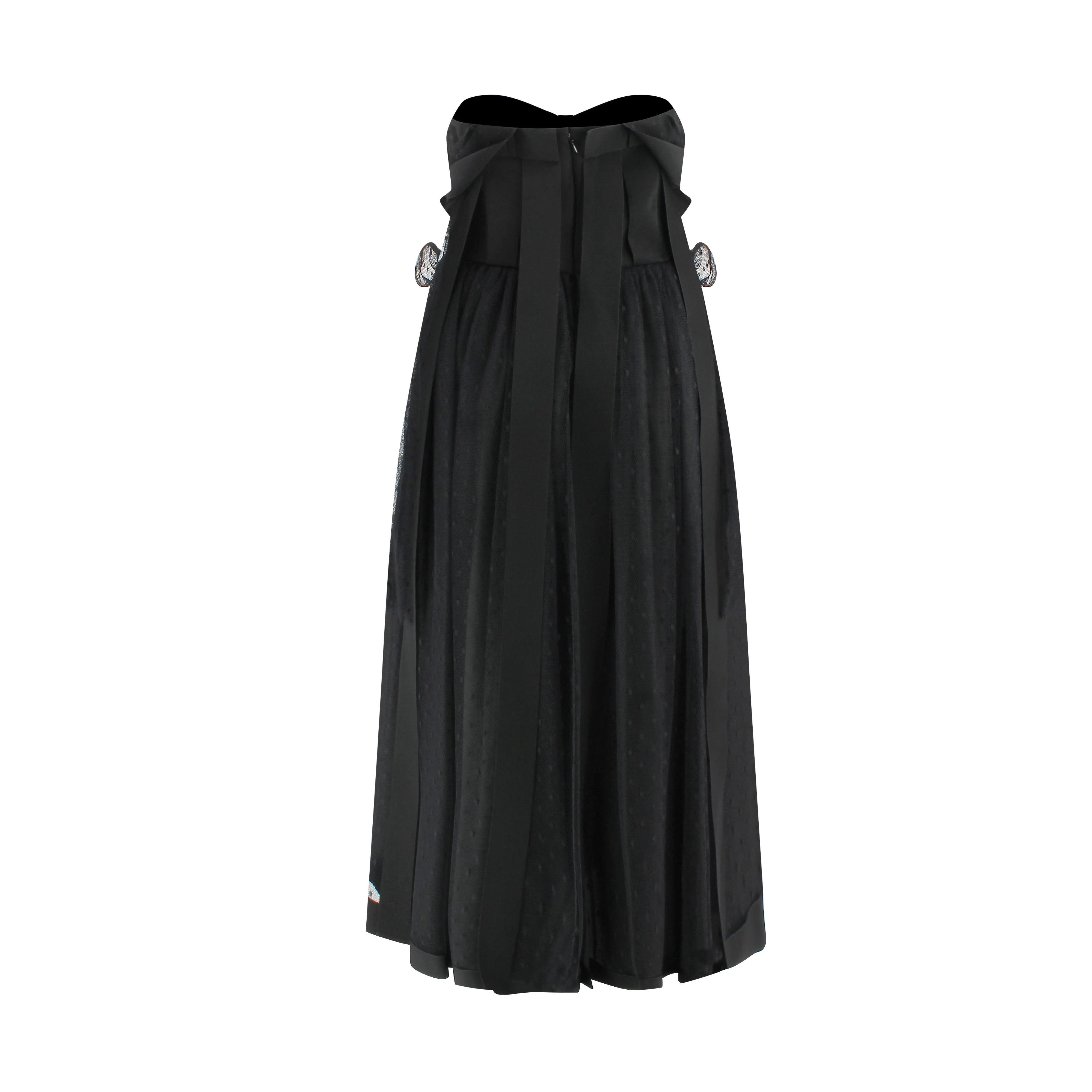 REDValentino Lace-Detailed Midi Dress