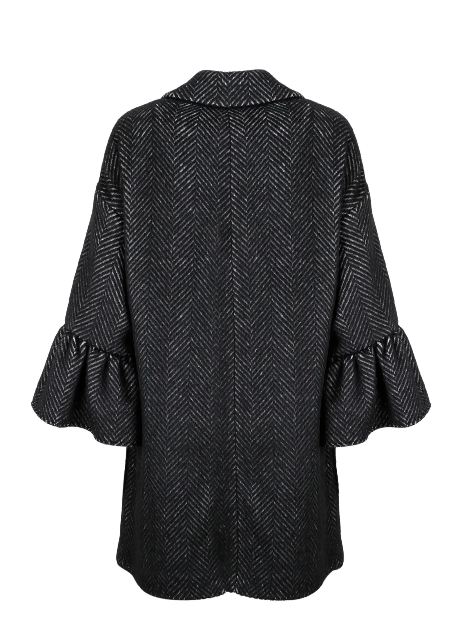 REDValentino Pagoda Sleeve Double-Breasted Coat