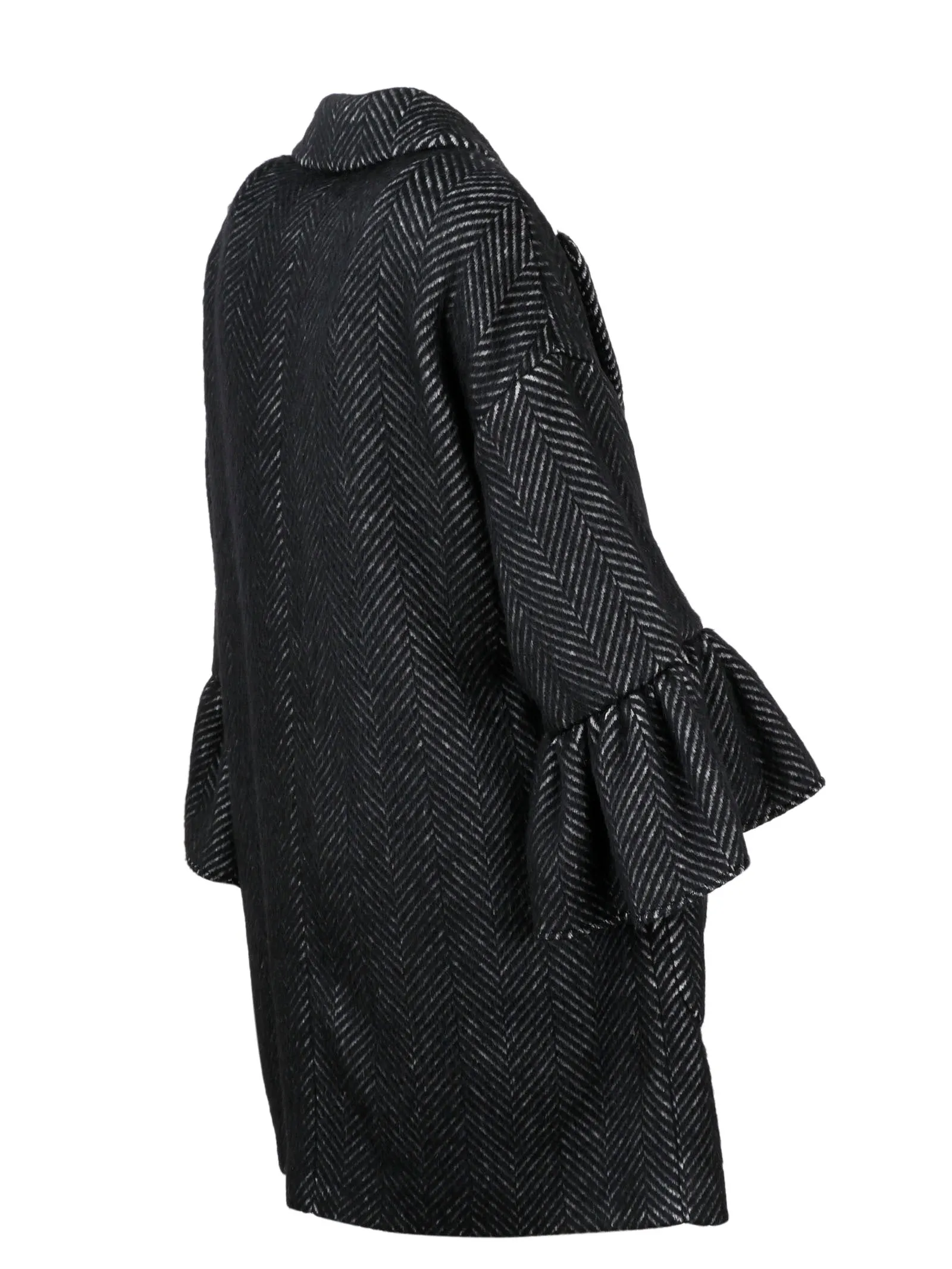 REDValentino Pagoda Sleeve Double-Breasted Coat