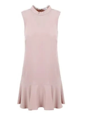 REDValentino Turtleneck Sleeveless Mini Dress