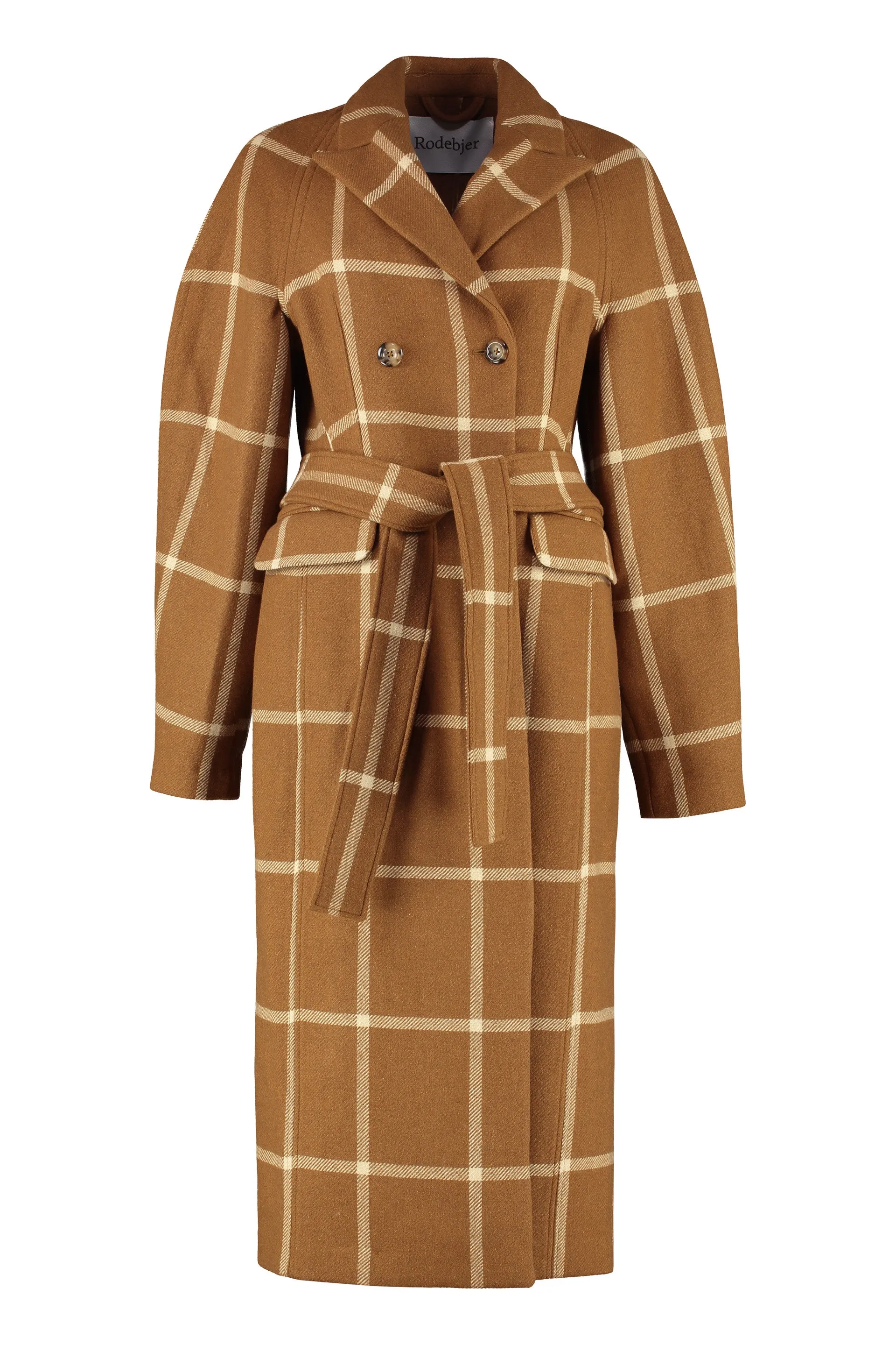 Rodebjer Belted Double-Breasted Coat