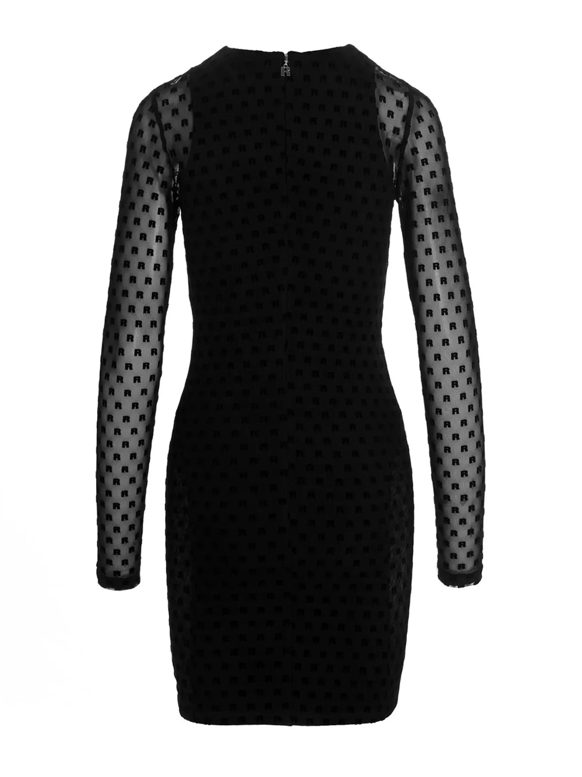 ROTATE Flocked Logo Mini Dress