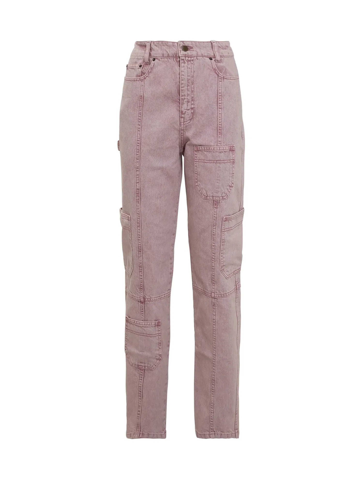 ROTATE High Waist Cargo Jeans