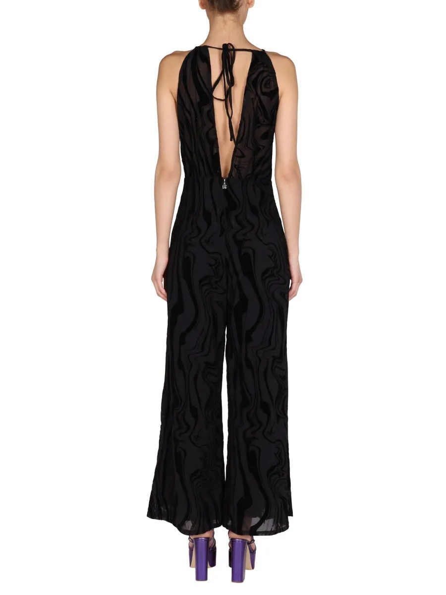 ROTATE Star Wide-Leg Sleeveless Jumpsuit