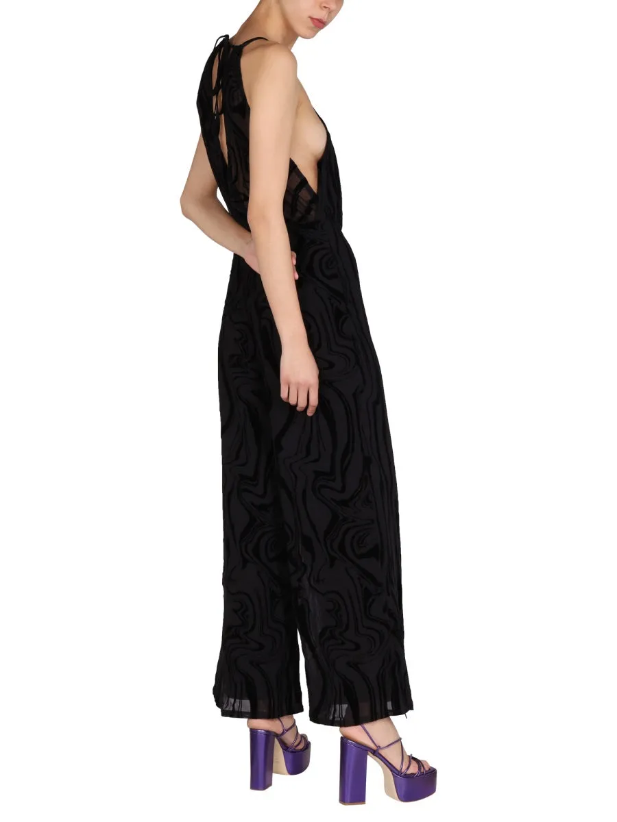 ROTATE Star Wide-Leg Sleeveless Jumpsuit