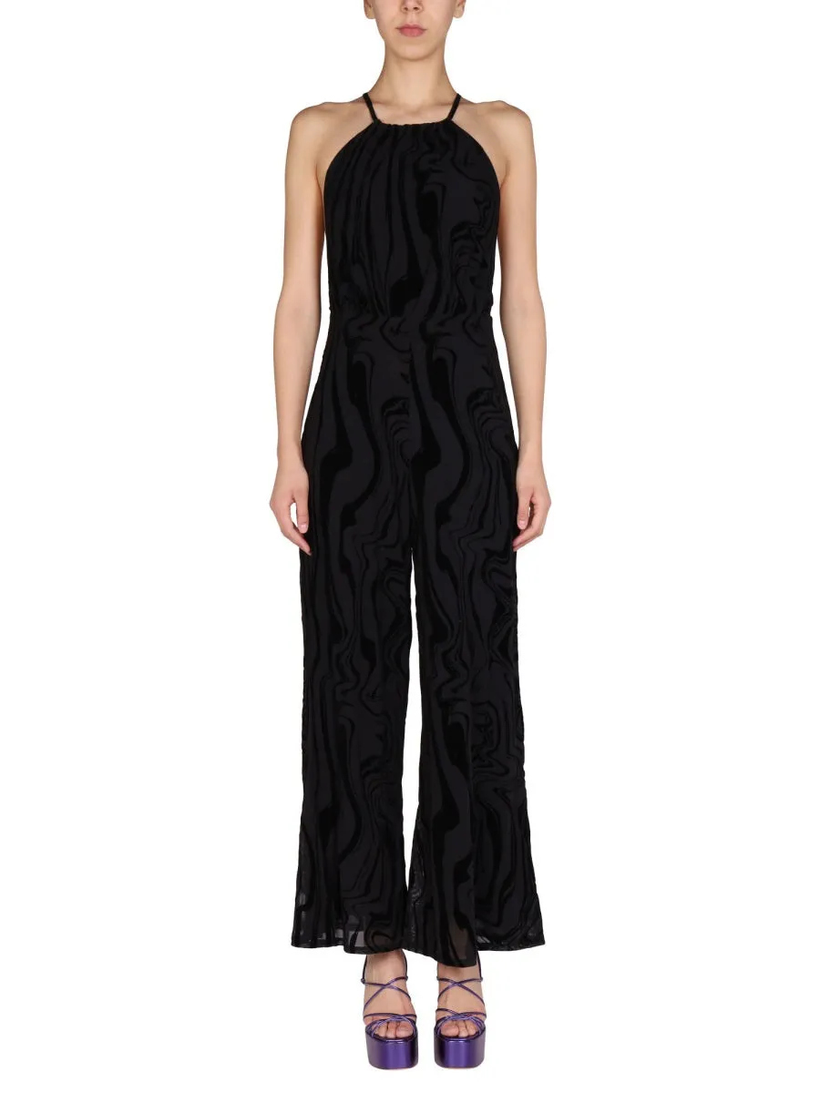 ROTATE Star Wide-Leg Sleeveless Jumpsuit
