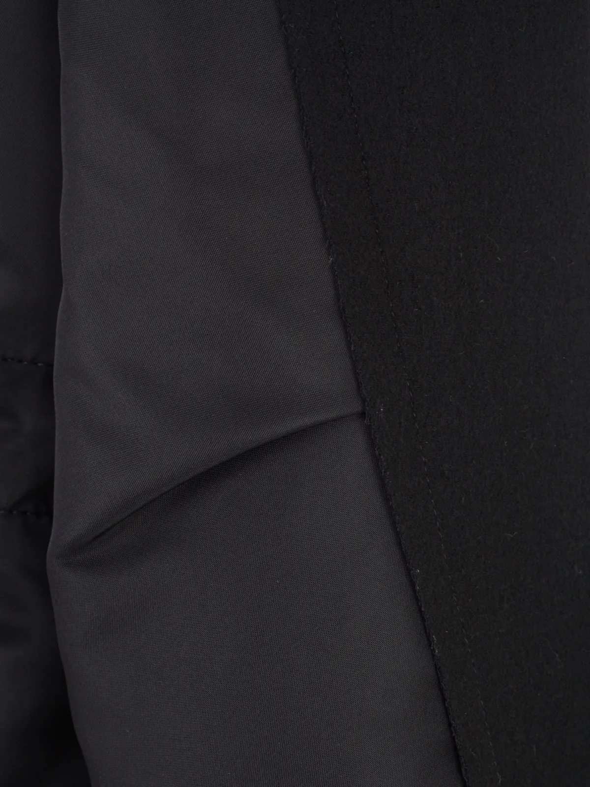 Sacai Panelled Melton Coat