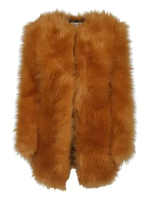 Saint Laurent Faux-Fur Coat