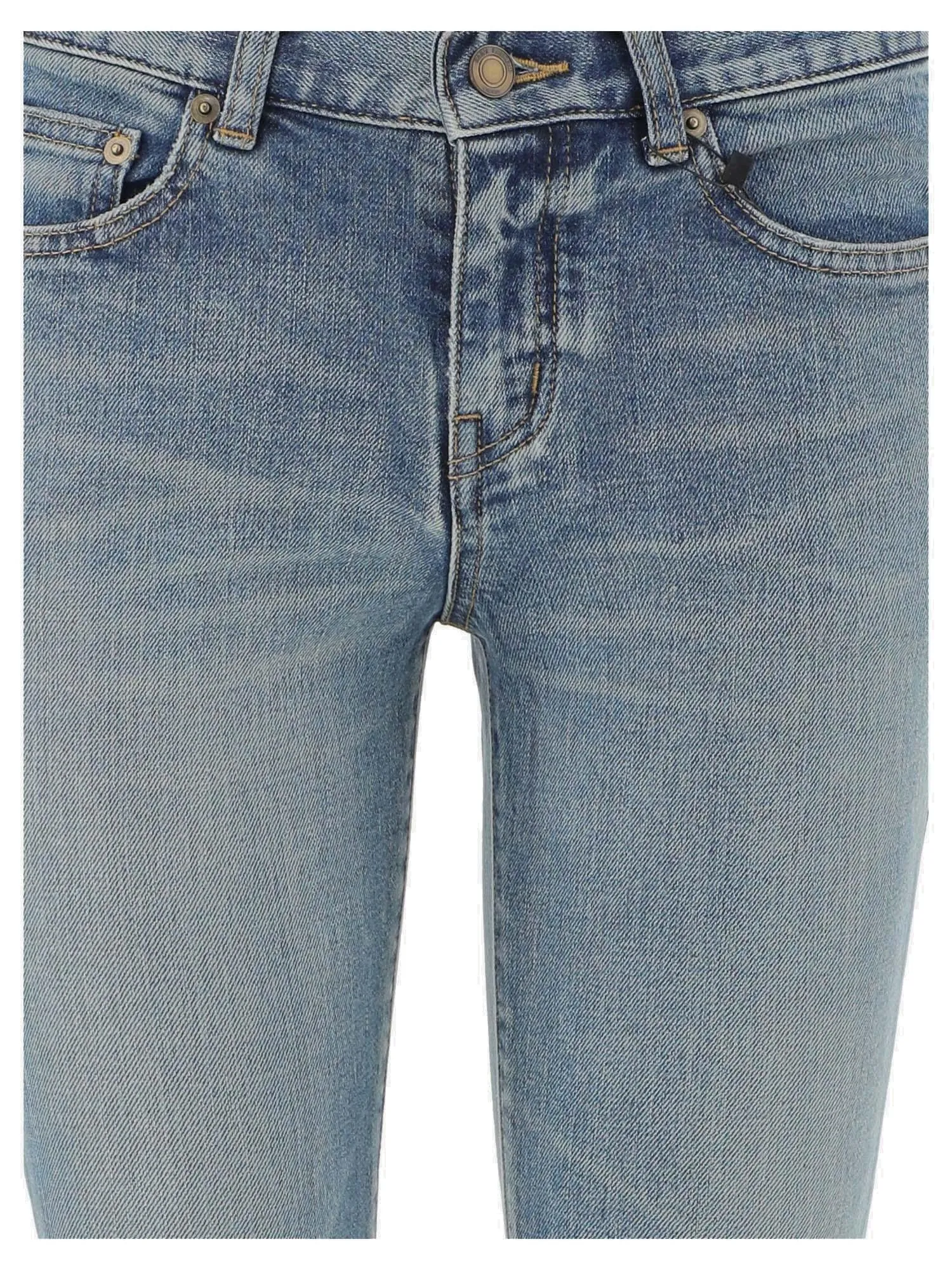 Saint Laurent Low-Rise Slim-Fit Jeans