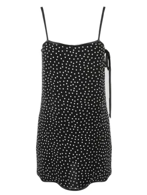 Saint Laurent Sleeveless Drawstring Dress
