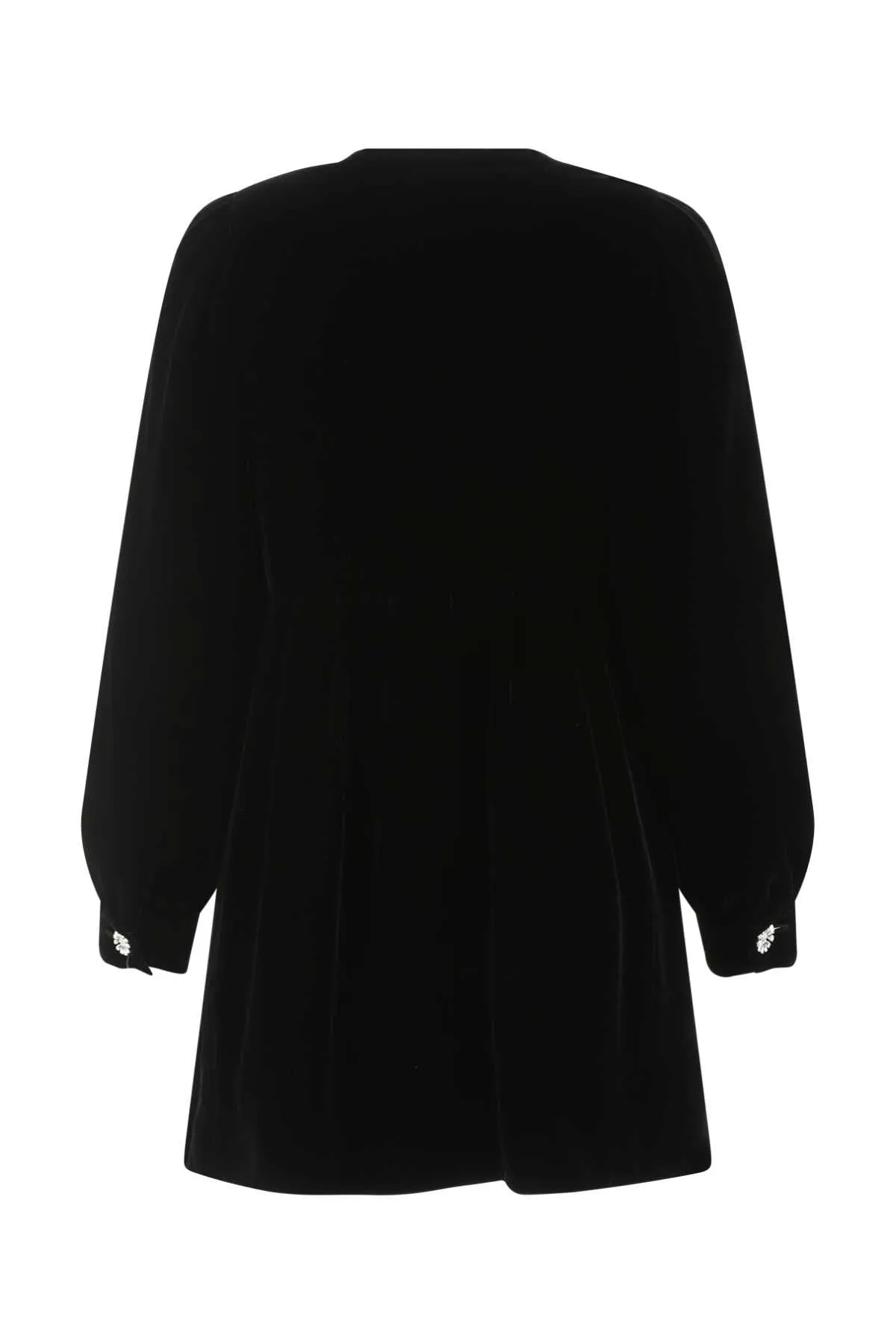 Saint Laurent Velvet Buttoned Dress