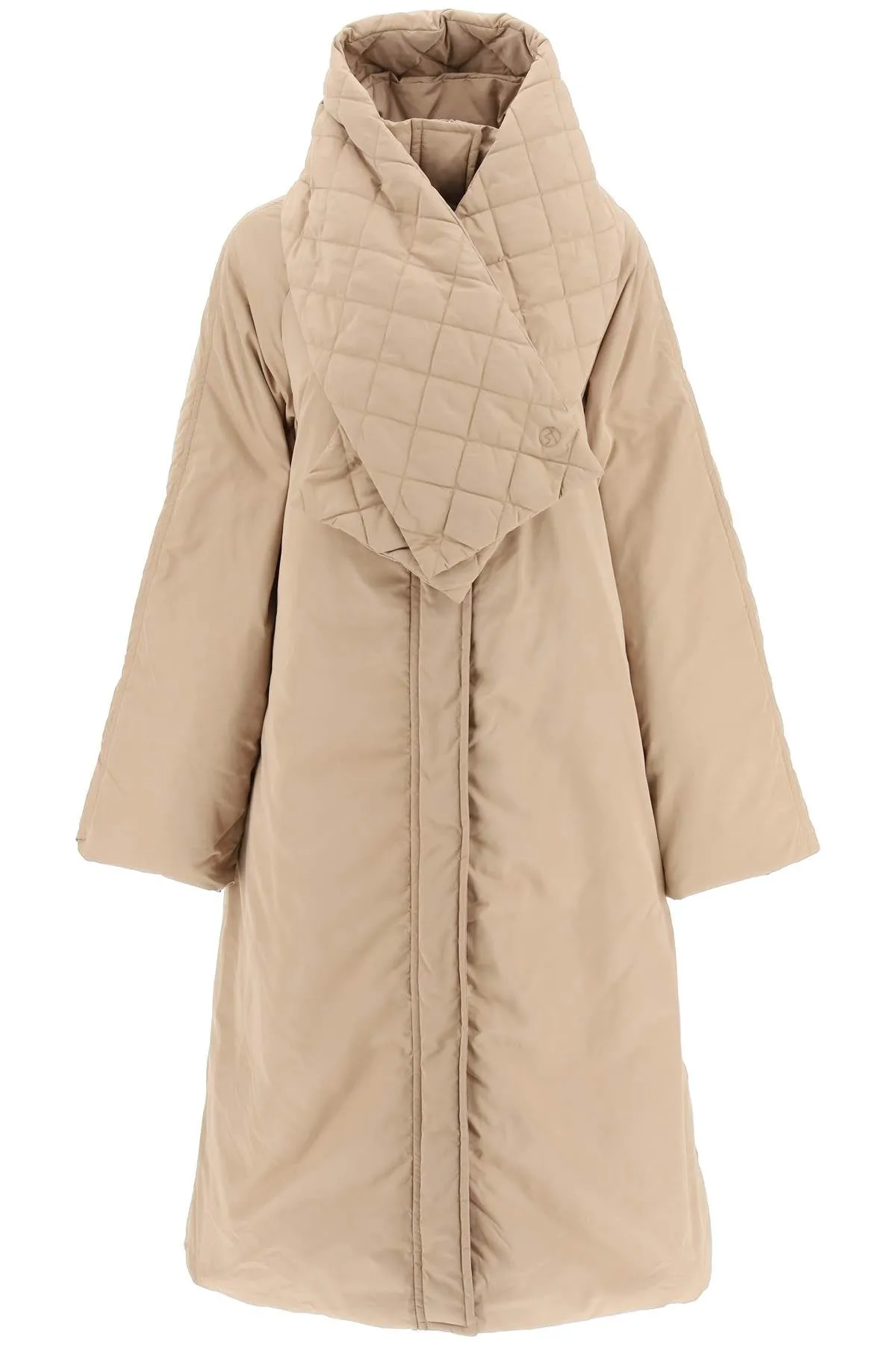 Saks Potts Clara Scarf-Detailed Puffer Coat