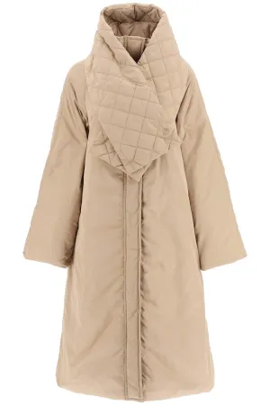 Saks Potts Clara Scarf-Detailed Puffer Coat