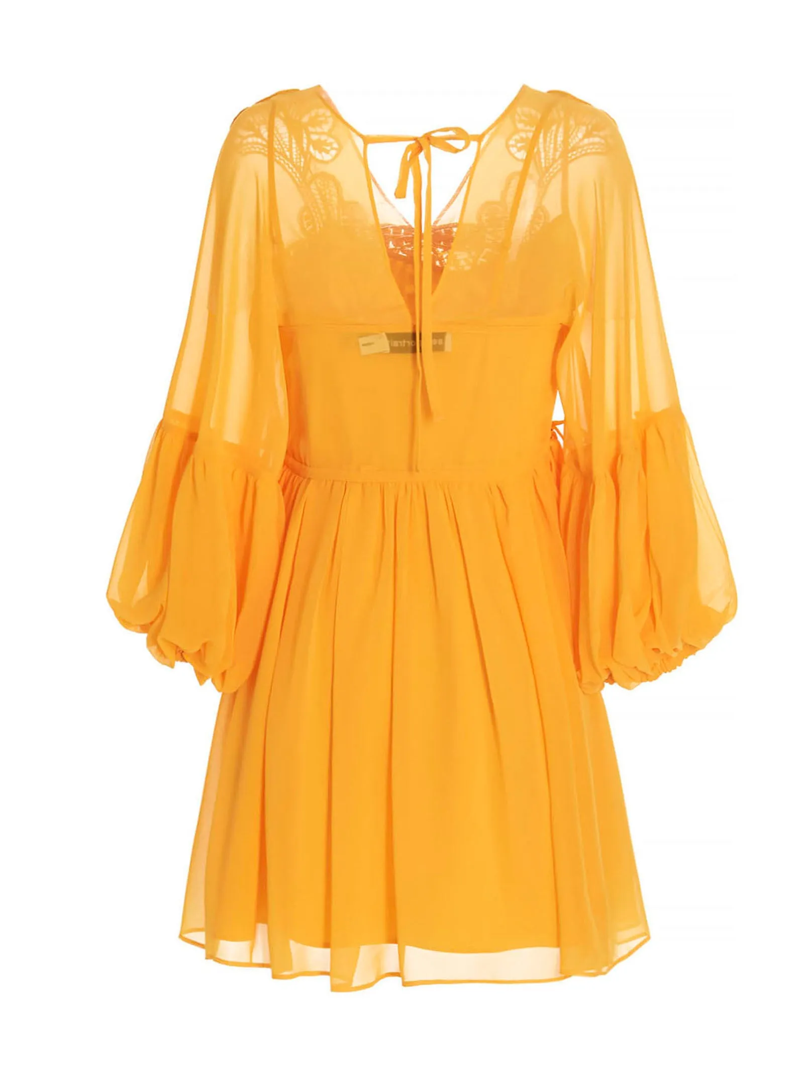 Self-Portrait Georgette Mini Dress