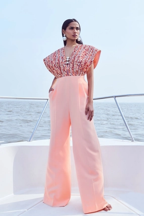 Sequin Printed Jumpsuit