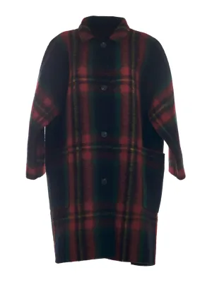 Sofie D'hoore Check Patterned Long-Sleeved Coat